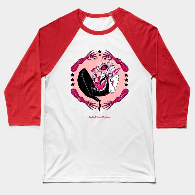 Flesh Snack! Baseball T-Shirt by ThisMightyDimo